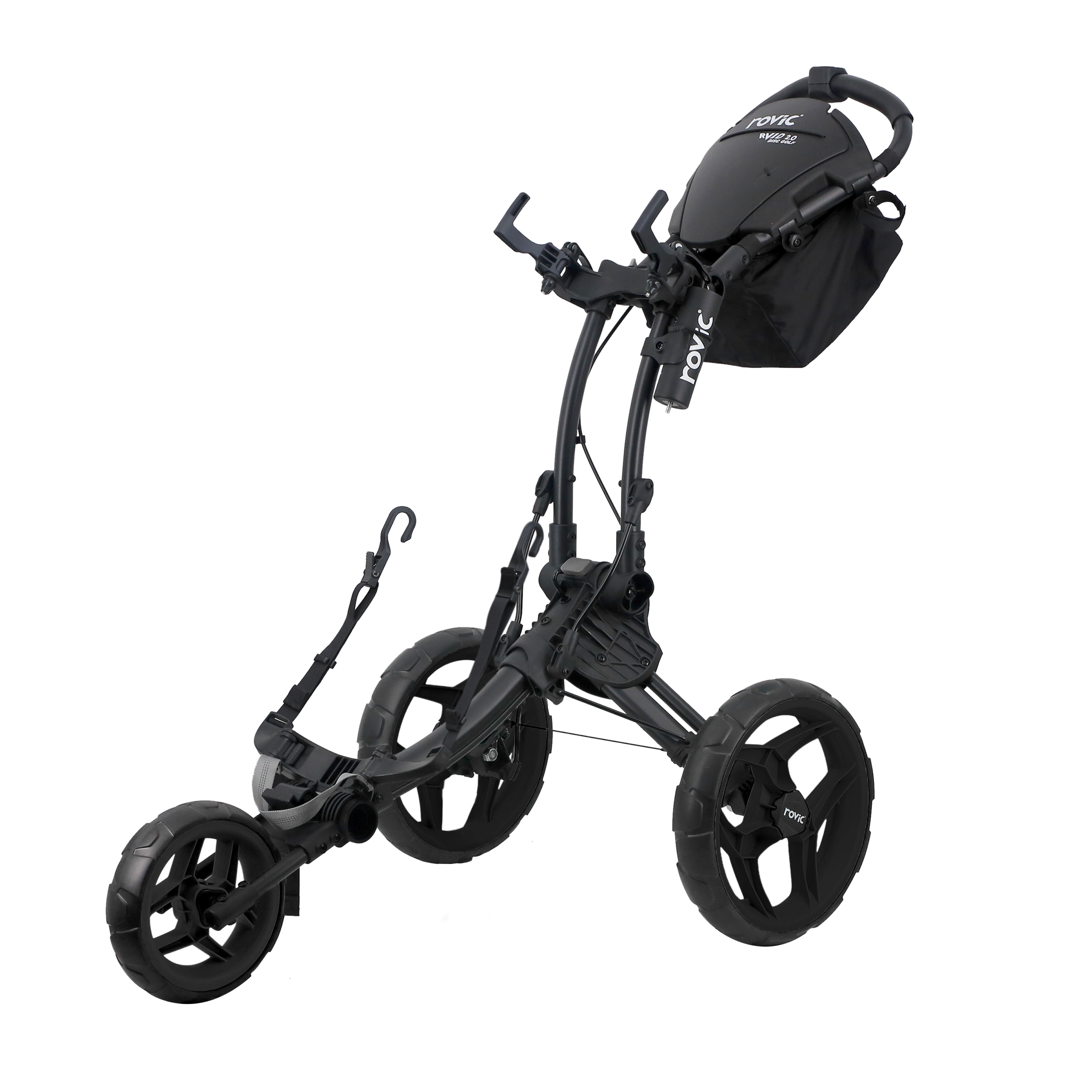 Rovic RV1D 2.0 Disc Golf Folding Bag Cart